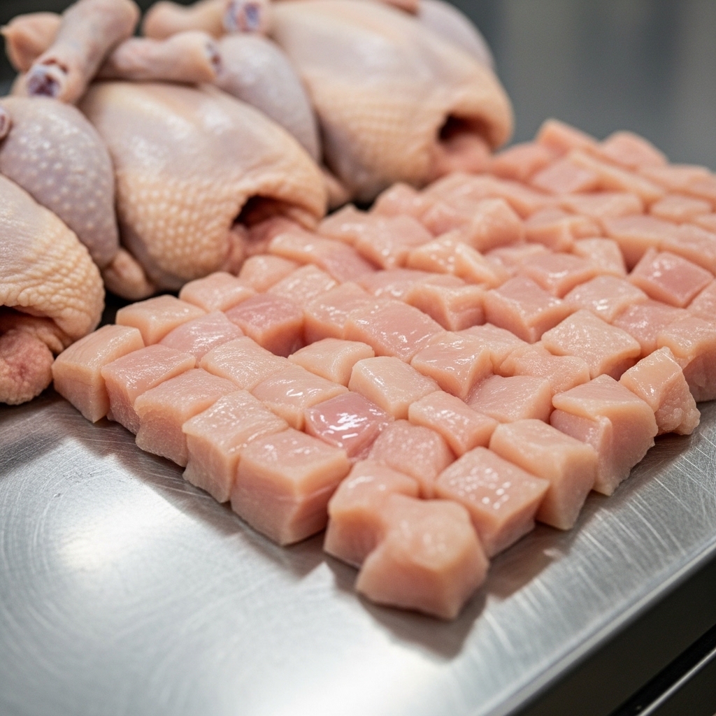 Perbandingan efisiensi potongan daging boneless dada ayam segar dan karkas utuh dari Tricik untuk operasional usaha sate taichan B2B