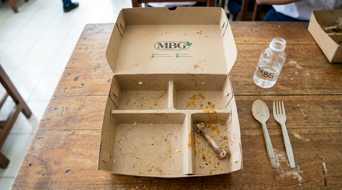 Keberhasilan menekan angka plate waste (sisa makanan) siswa MBG berkat kelezatan lauk ayam segar juicy dari pasokan Tricik Cengkareng