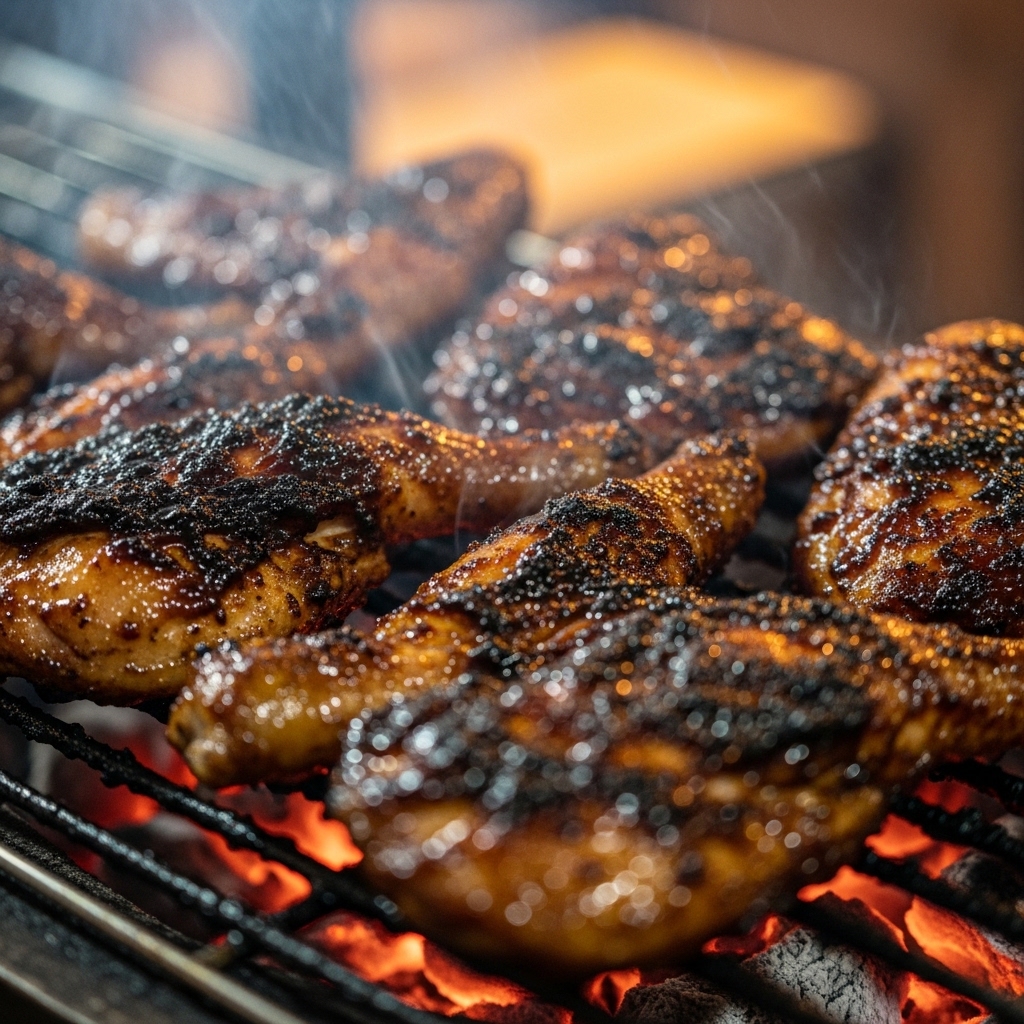 Ayam bakar bumbu hitam Madura meresap sempurna menggunakan karkas potong segar Tricik untuk usaha kuliner.