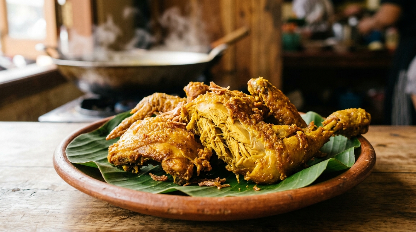 Potongan ayam ungkep bumbu kuning nasi uduk yang meresap sempurna menggunakan karkas segar dari supplier Tricik Cengkareng