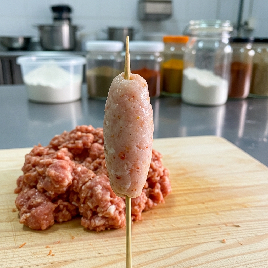 Bahan baku daging giling trimming paha segar dari distributor ayam Tricik Cengkareng untuk menekan HPP bisnis sempol ayam UMKM B2B