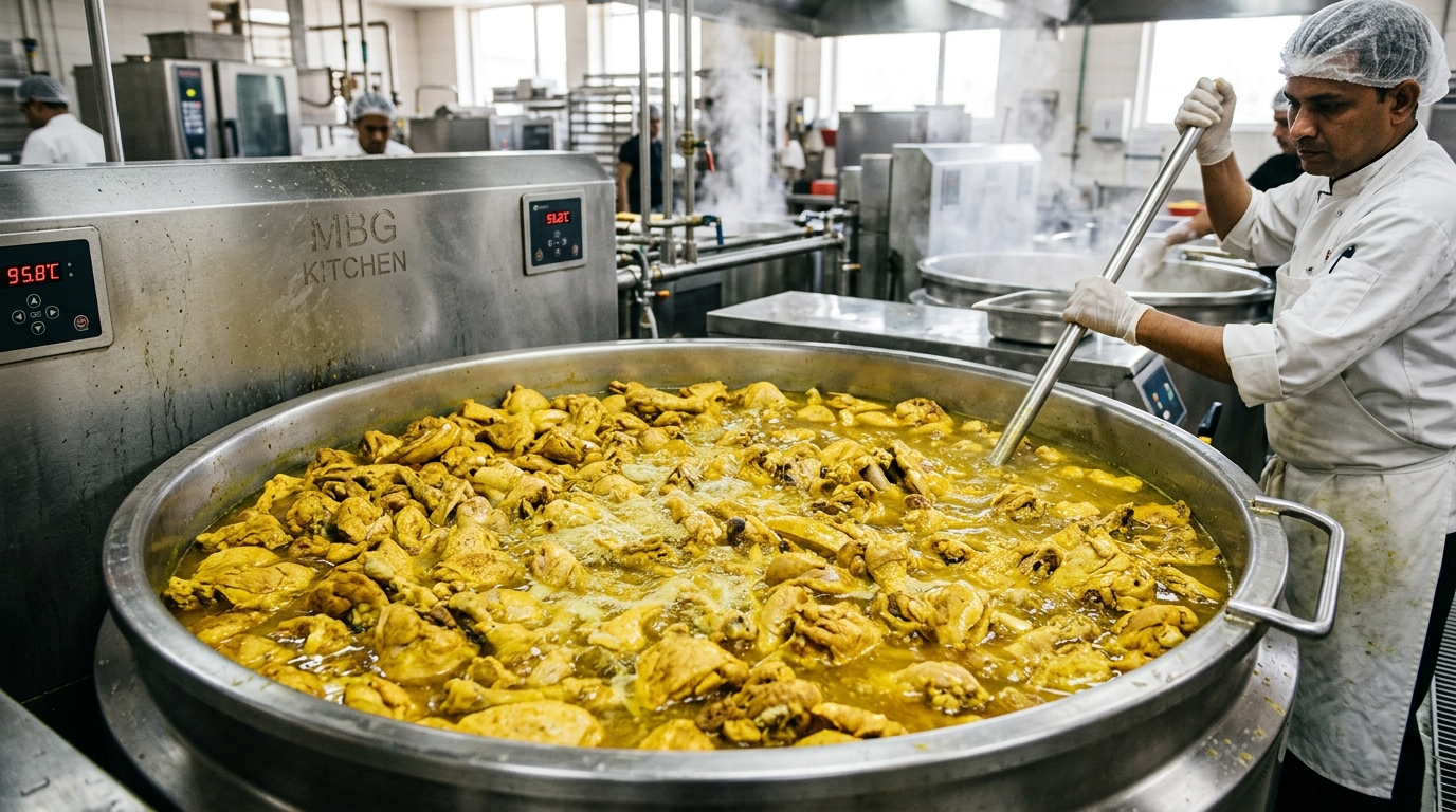 Optimalisasi volume kuali raksasa Dapur MBG dengan menggunakan ayam segar bebas busa kotor dari pasokan B2B Tricik Cengkareng