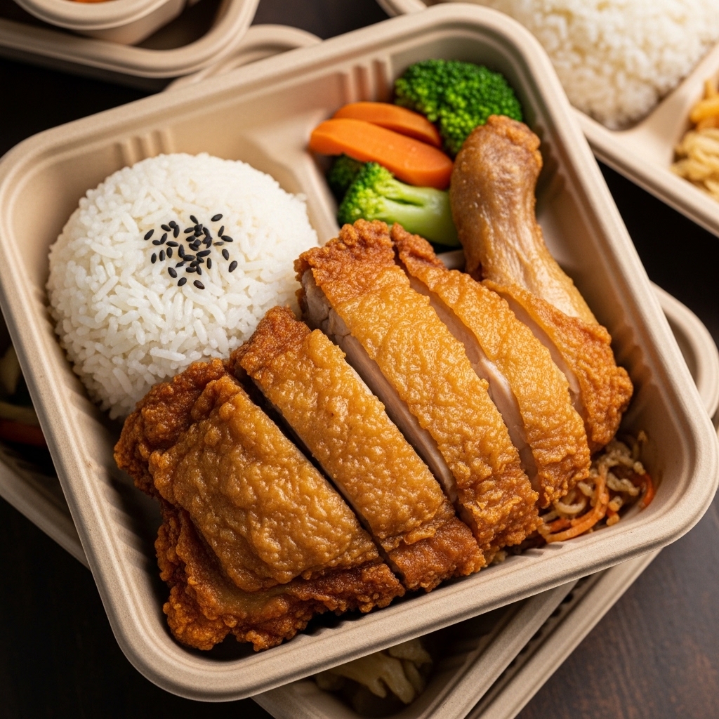 Potongan ayam karkas 0.8 kg Tricik untuk menu nasi box katering B2B dengan HPP hemat.