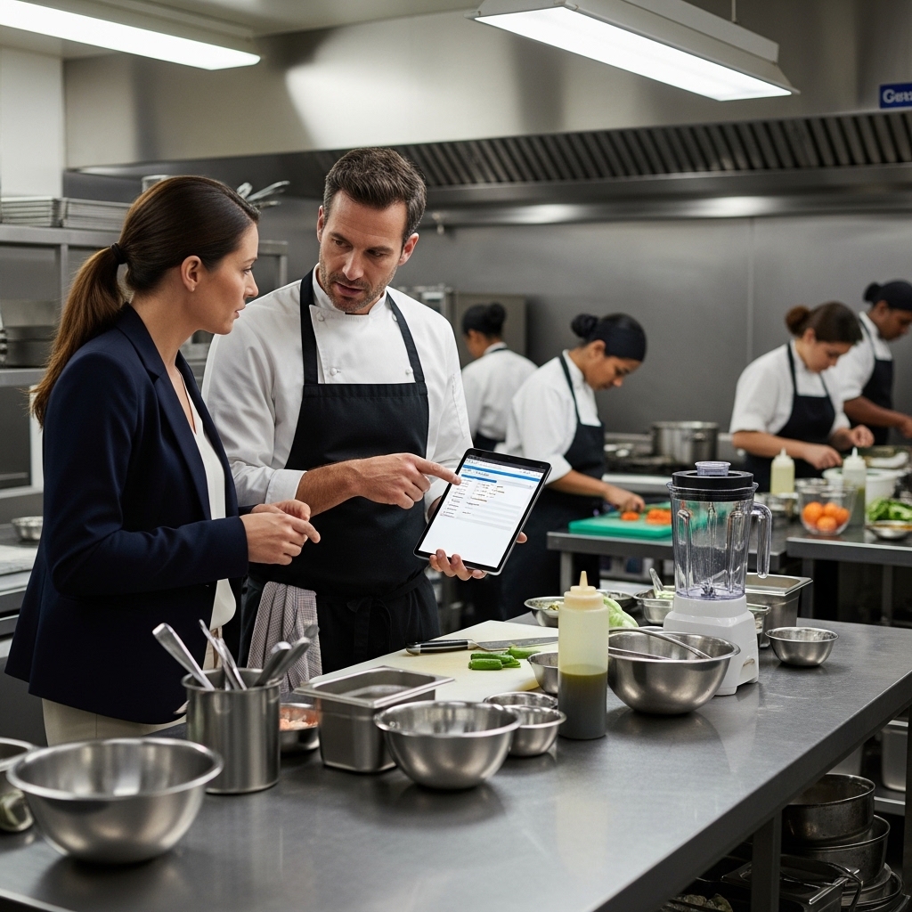 SOP manajemen krisis restoran saat telat order pasokan bahan baku ayam potong segar B2B dari distributor Tricik Cengkareng