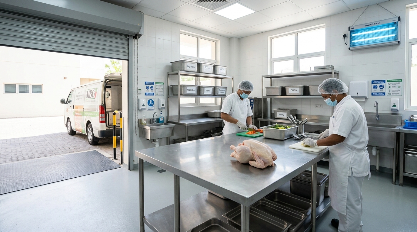 Pencegahan serangan lalat dan hama di Dapur MBG menggunakan pasokan karkas ayam segar kesat bebas bau busuk dari Tricik Cengkareng