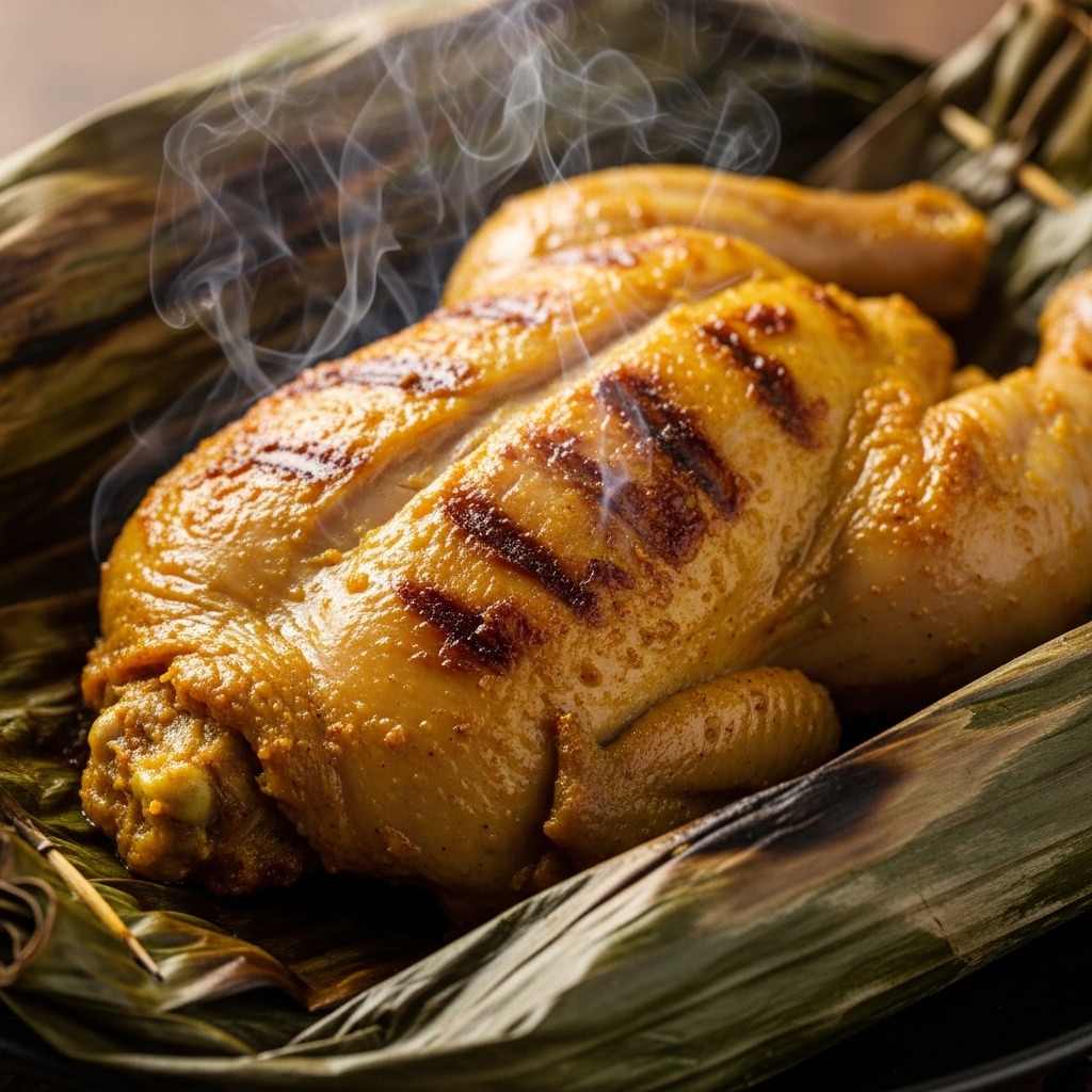 Sajian pepes ayam tulang lunak utuh menggunakan karkas broiler segar berdaging tebal dari Tricik Cengkareng untuk restoran B2B