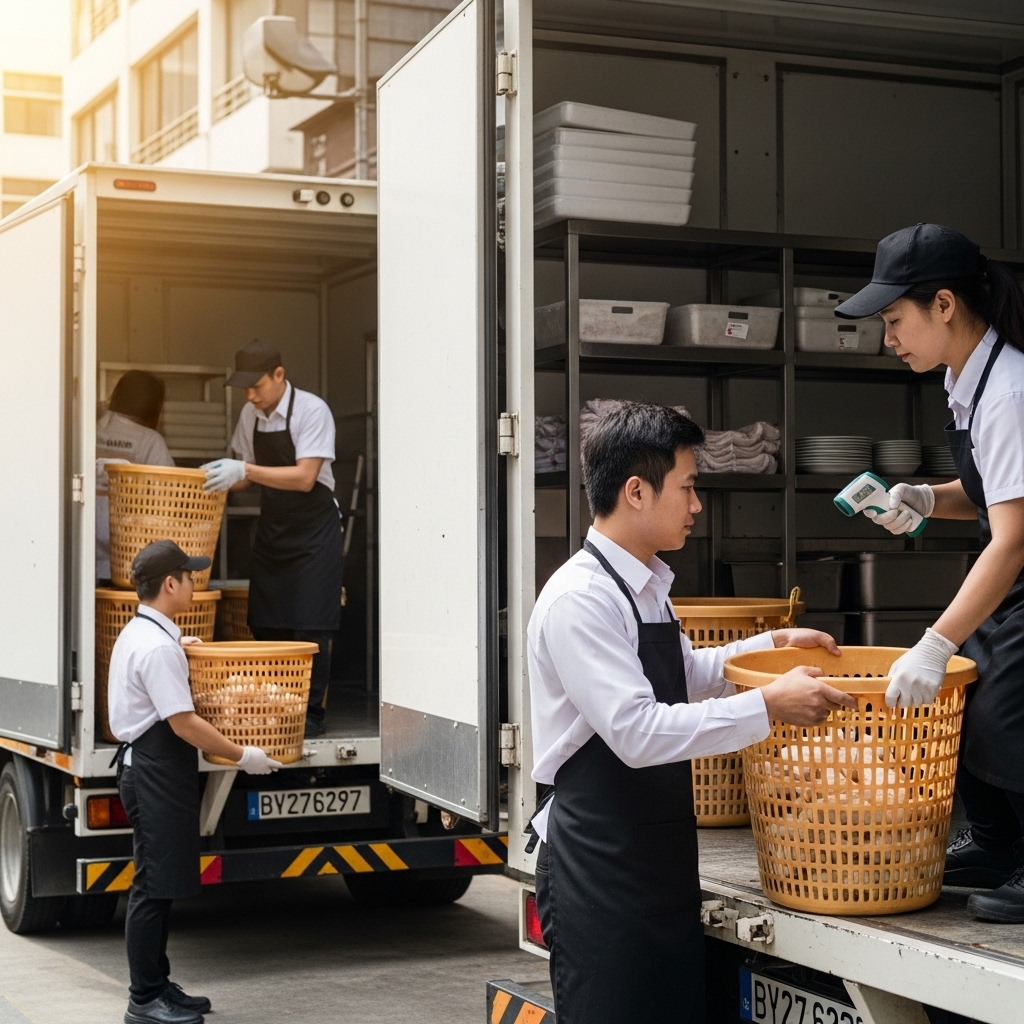 Kecepatan armada pengiriman supplier ayam lokal dari Tricik Cengkareng untuk menjamin kesegaran rantai dingin (cold chain) restoran B2B