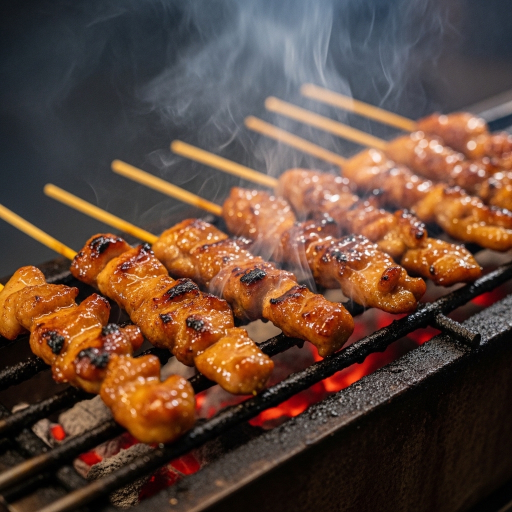 Boneless paha ayam fresh daily Tricik menghasilkan tekstur sate Madura yang juicy dan tidak kering saat dibakar arang.