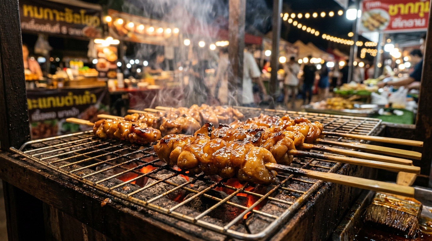 Rahasia sate ayam montok dan tidak menyusut kering menggunakan daging fresh chilled dari supplier Tricik Cengkareng.