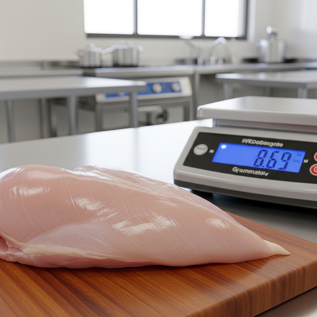 Supplier boneless dada ayam segar Tricik Cengkareng untuk bahan baku lean meat katering diet presisi.