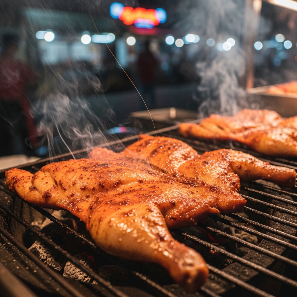 Karkas ayam segar potongan bekakak utuh anti hancur dari pasokan Tricik Cengkareng untuk sajian warung ayam bakar Taliwang B2B