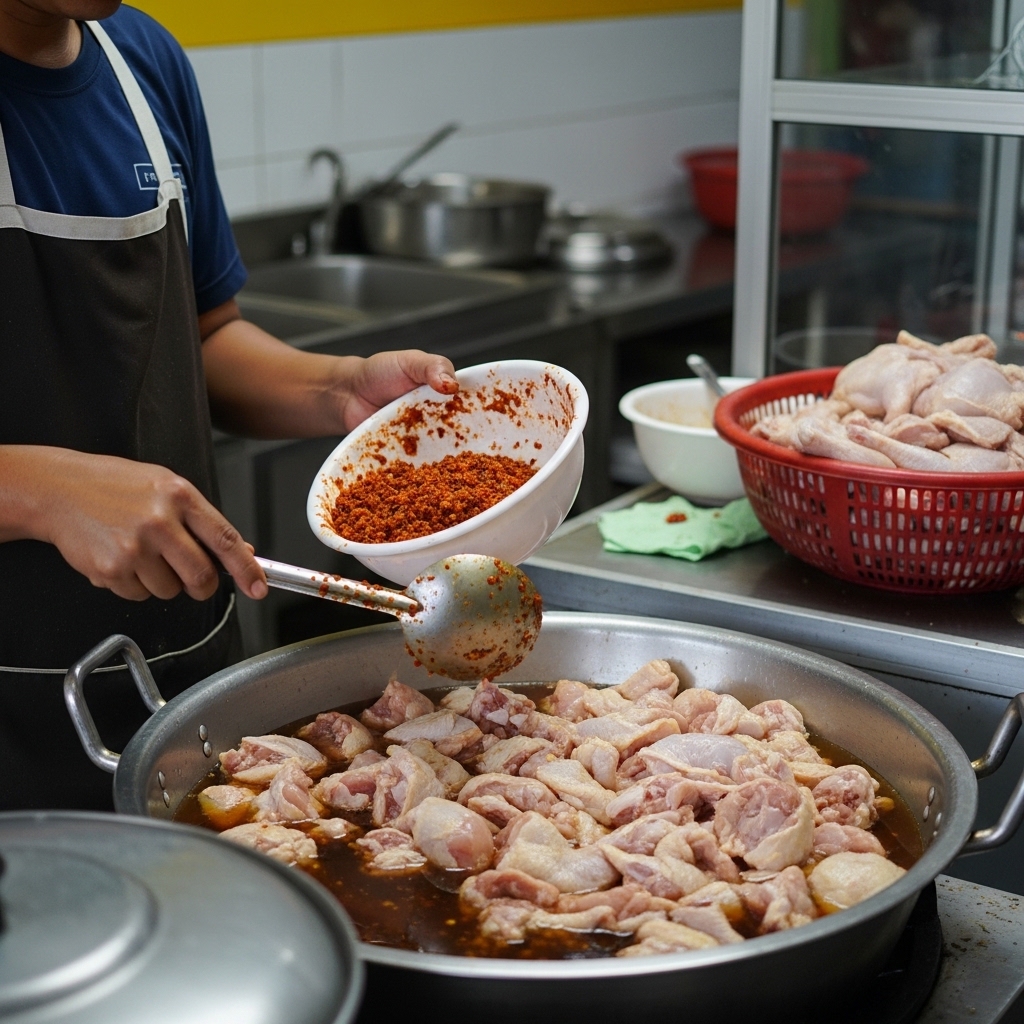 Trik hitung kebutuhan supplier ayam warung pecel lele dengan karkas potong segar Tricik anti sisa stok.