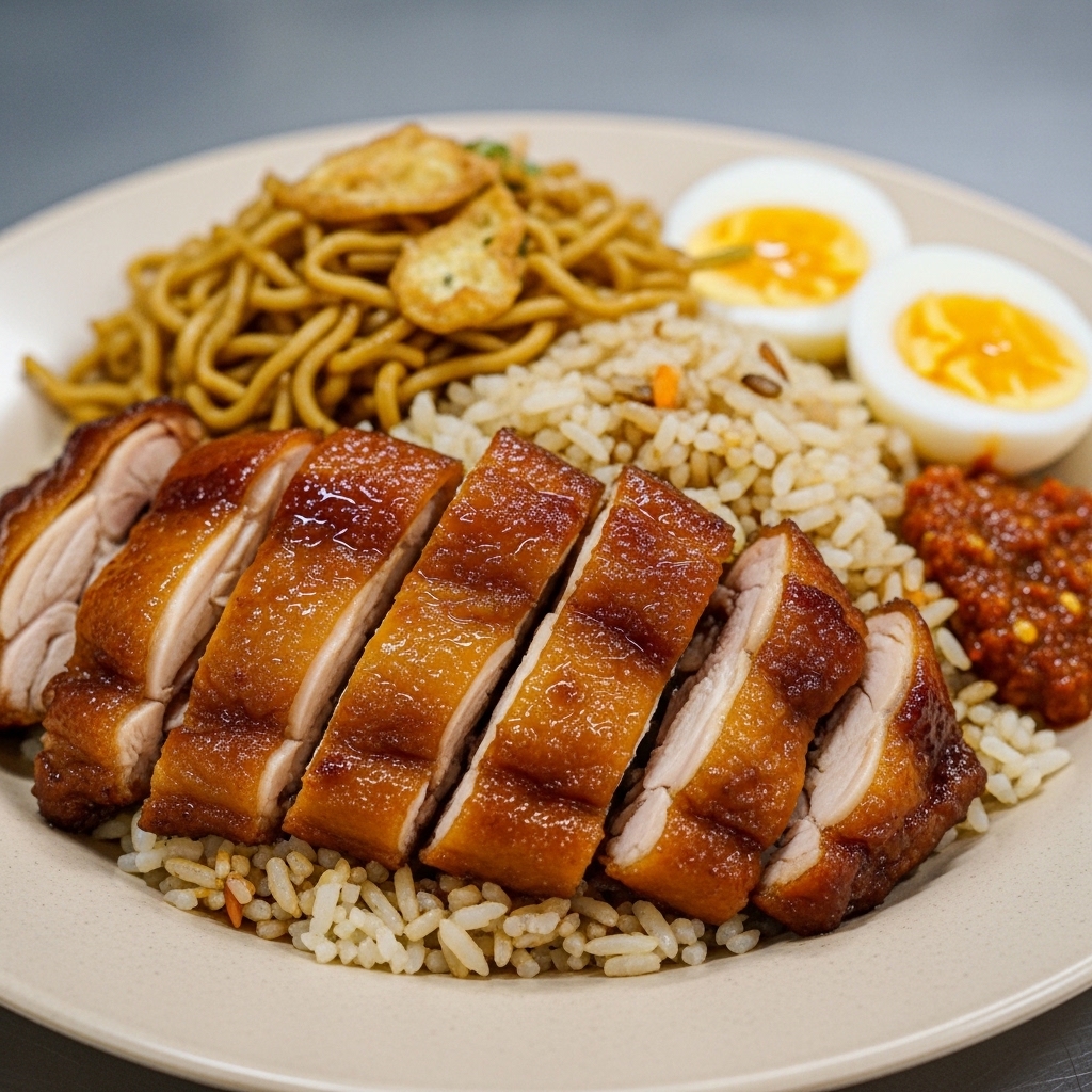 Porsi lauk ayam kecap proporsional untuk nasi campur menggunakan karkas segar 1 kg parting 12 dari Tricik Cengkareng untuk bisnis B2B