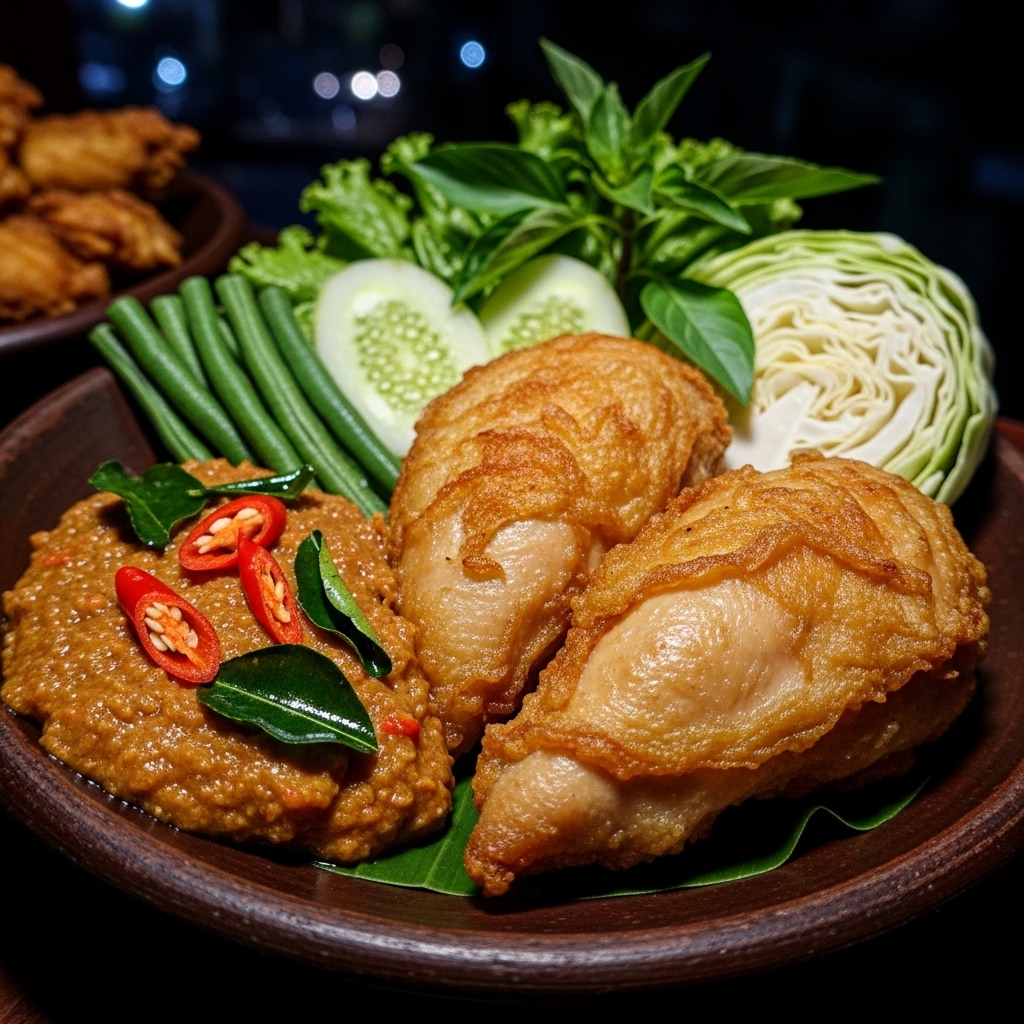 Standar porsi ayam goreng pecel lele dari karkas 0.8 kg segar Tricik Cengkareng yang di-parting 4 untuk menjaga margin HPP UMKM kuliner B2B