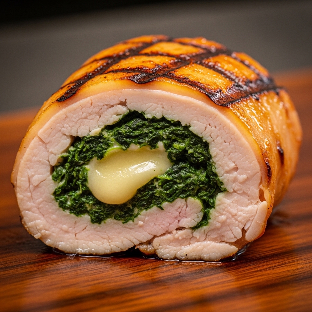 Hasil teknik gulung Chicken Roulade menggunakan boneless paha skin-on segar dari Tricik Cengkareng untuk menu restoran Western B2B