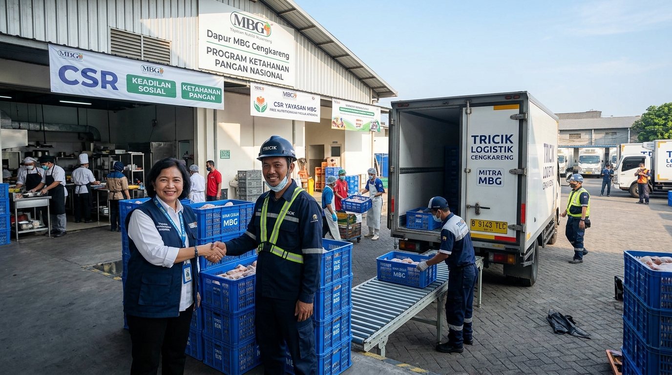 Pencapaian visi sosial program Dapur MBG melalui sinergi rantai pasok ekonomi B2B lokal bersama fasilitas RPH Tricik Cengkareng